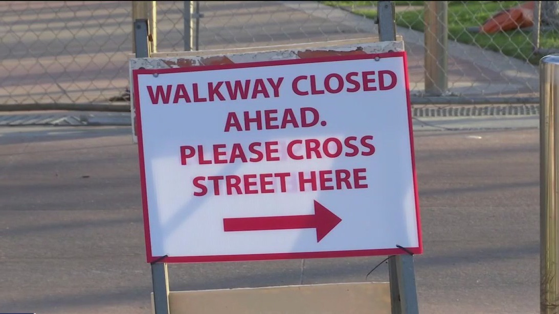 Clearwater Beach Walk renovations underway